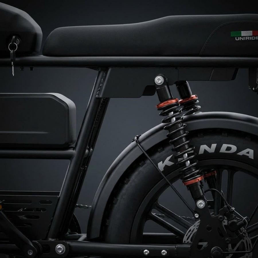 Double suspension arrière
